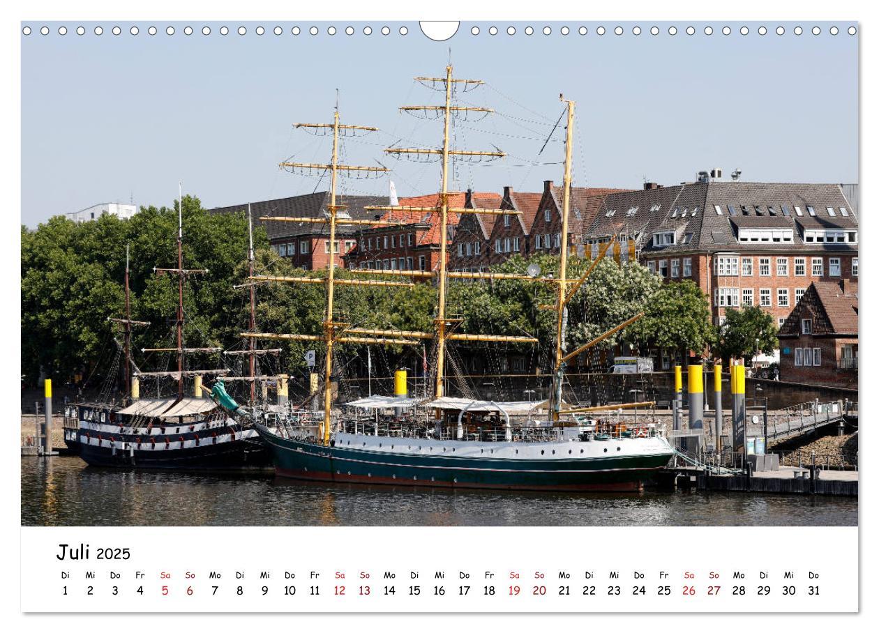 Bild: 9783435288670 | Bremen - Die Hansestadt an der Weser (Wandkalender 2025 DIN A3...