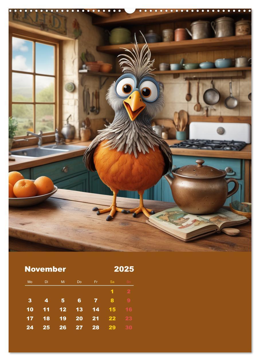 Bild: 9783457150290 | Diese schrägen Vögel (Wandkalender 2025 DIN A2 hoch), CALVENDO...