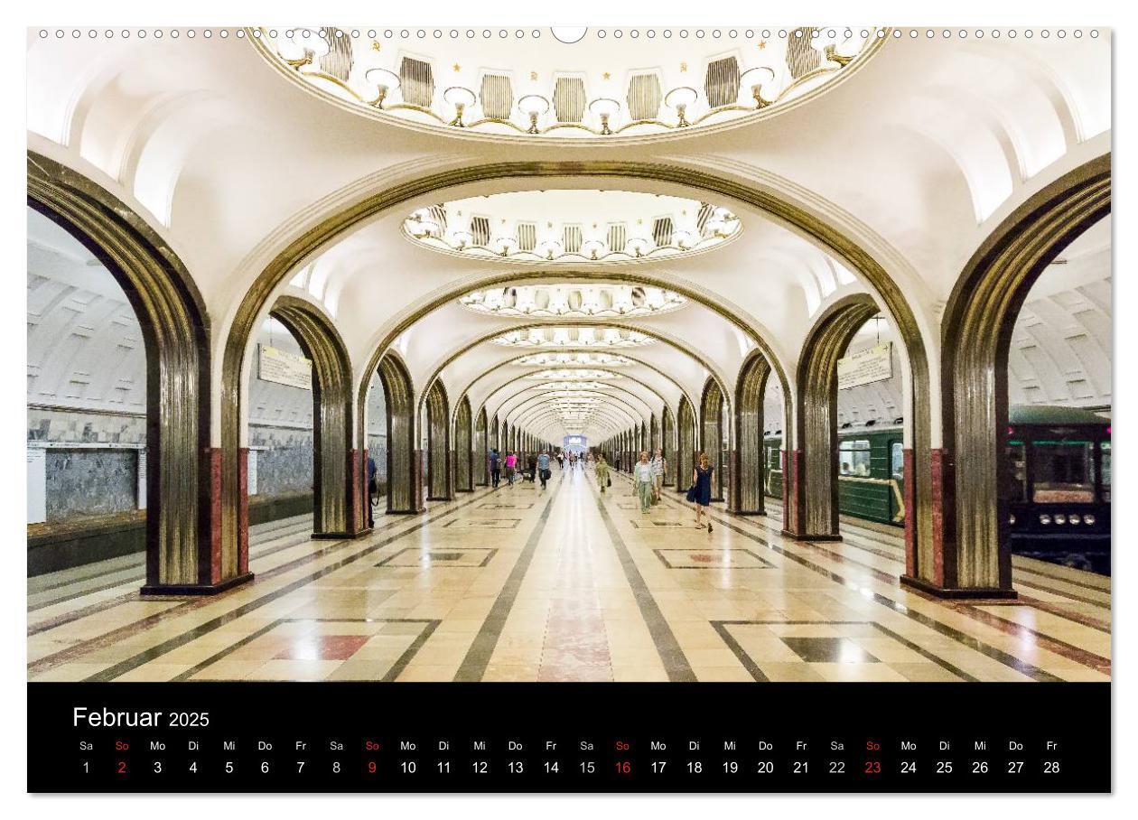 Bild: 9783435643882 | Moskau 2025 (Wandkalender 2025 DIN A2 quer), CALVENDO Monatskalender