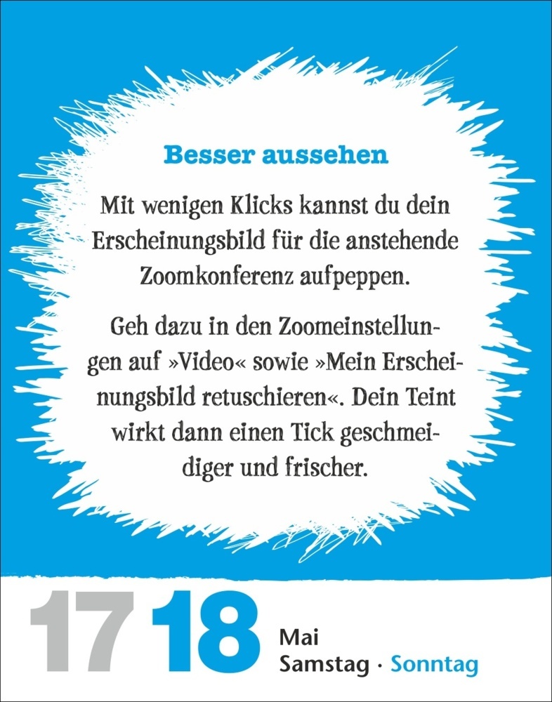 Bild: 9783840034251 | Lifehacks Tagesabreißkalender 2025 - Der hilfreichste Kalender...