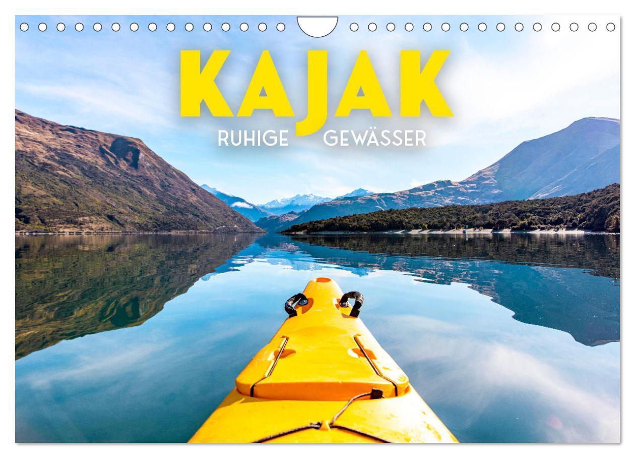 Cover: 9783383938245 | Kajak - Ruhige Gewässer (Wandkalender 2025 DIN A4 quer), CALVENDO...