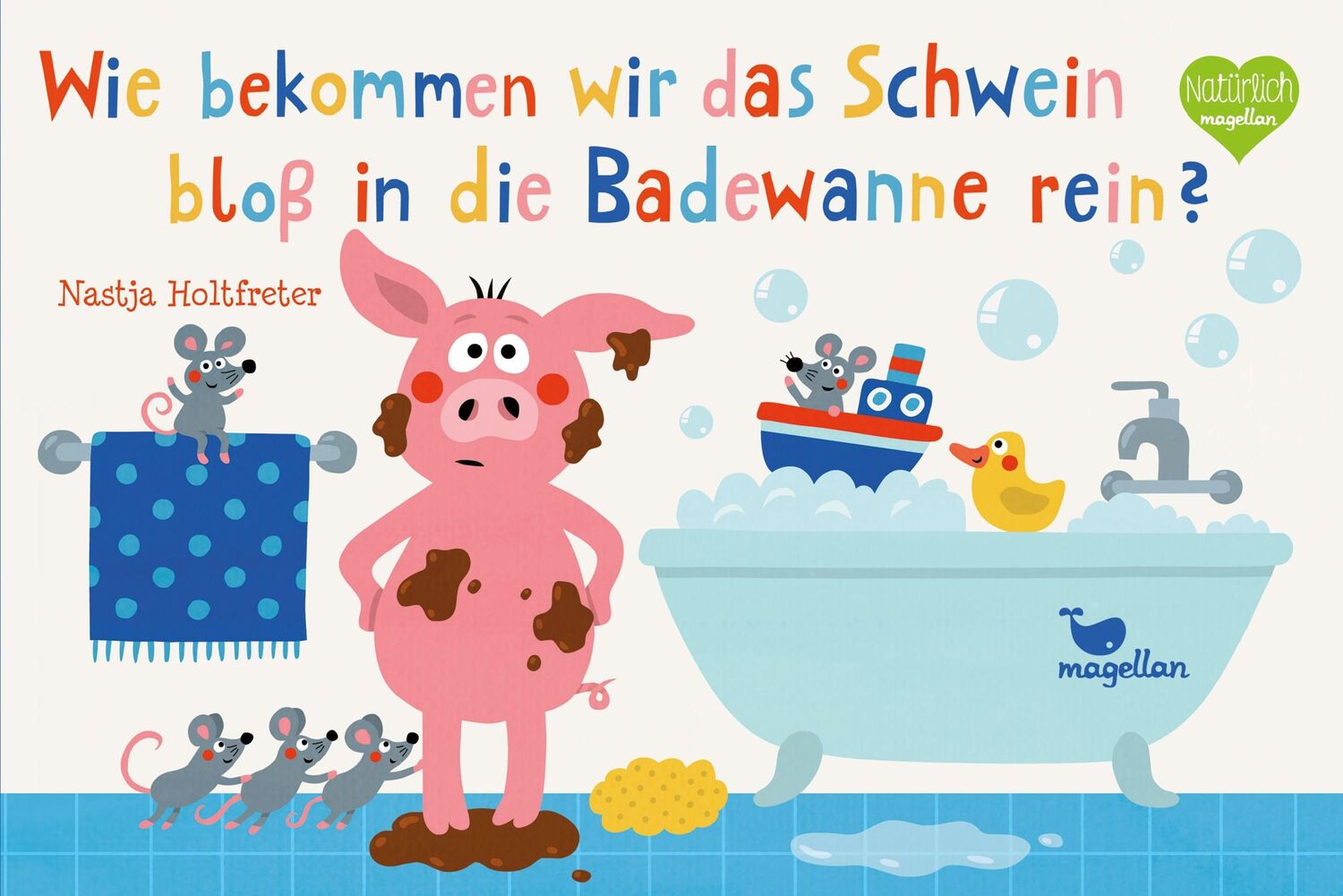 Cover: 9783734815775 | Wie bekommen wir das Schwein bloß in die Badewanne rein? | Holtfreter