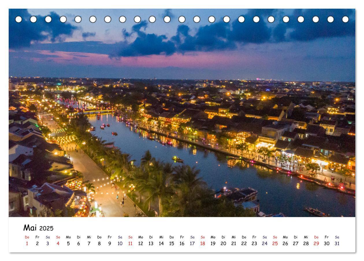 Bild: 9783435349784 | Vietnam aus der Luft (Tischkalender 2025 DIN A5 quer), CALVENDO...