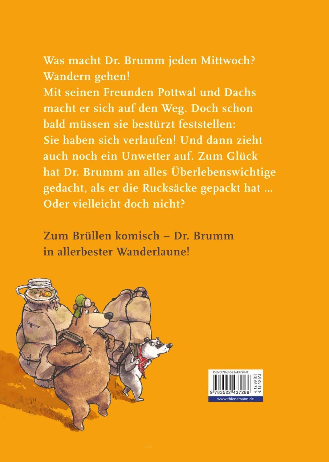 Rückseite: 9783522437288 | Dr. Brumm geht wandern | Daniel Napp | Buch | Dr. Brumm | 32 S. | 2012