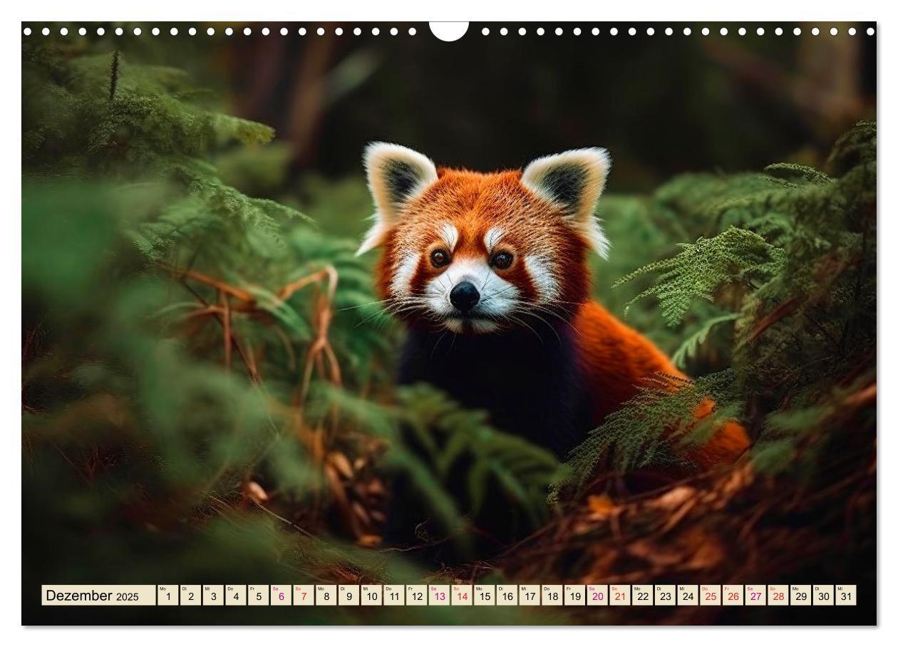 Bild: 9783383905131 | Roter Panda - gefährdeter Katzenbär (Wandkalender 2025 DIN A3...