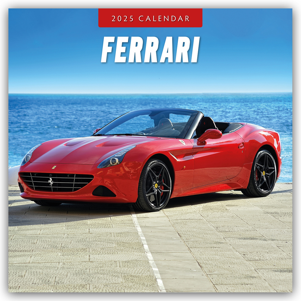 Cover: 9781804426777 | Ferrari 2025 - 16-Monatskalender | Red Robin Publishing Ltd | Kalender