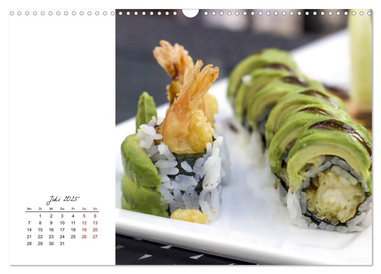 Bild: 9783435337873 | Sashimi und Sushi. Japans Köstlichkeiten (Wandkalender 2025 DIN A3...