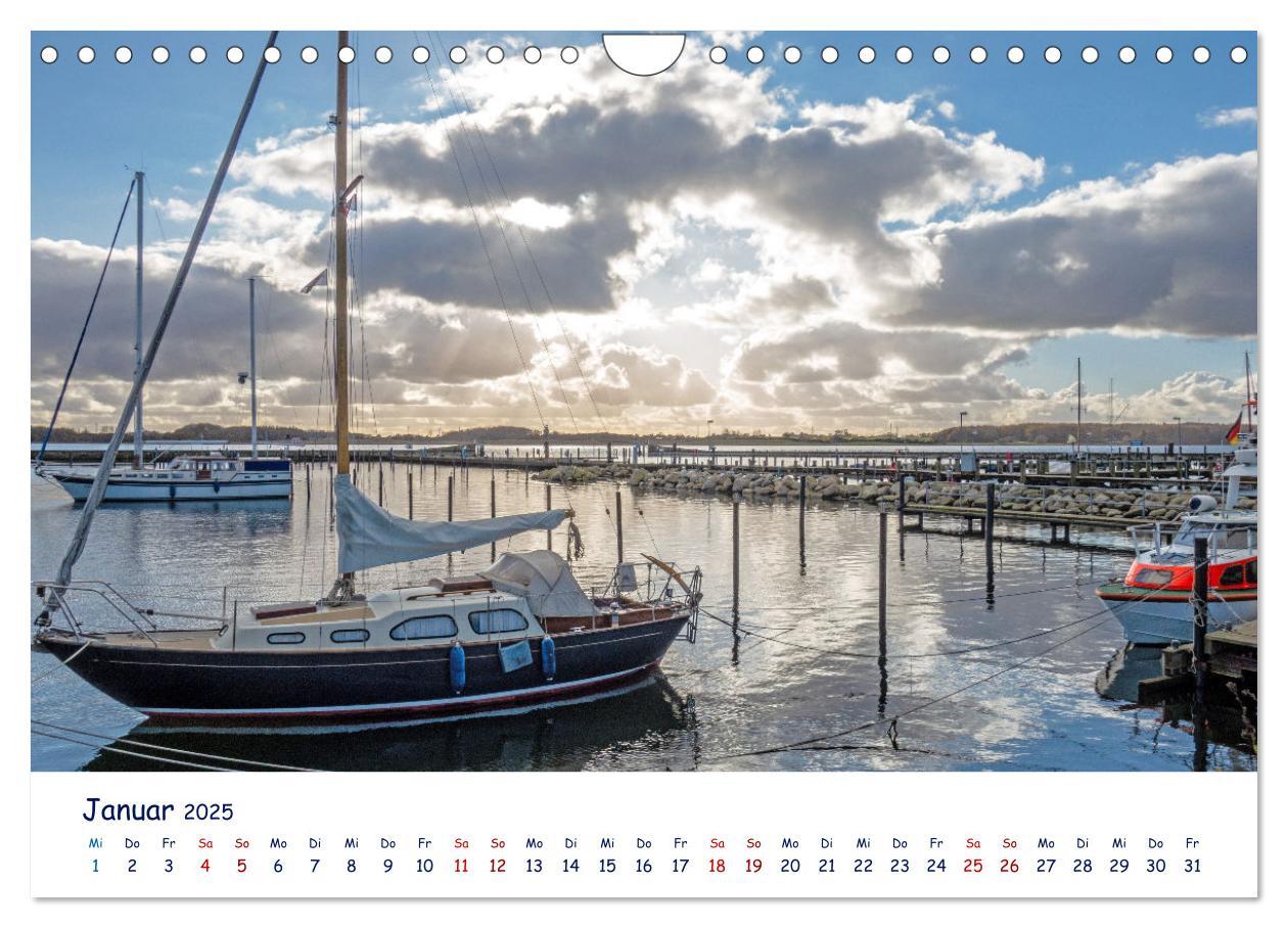 Bild: 9783435083015 | Maritime Schlei (Wandkalender 2025 DIN A4 quer), CALVENDO...