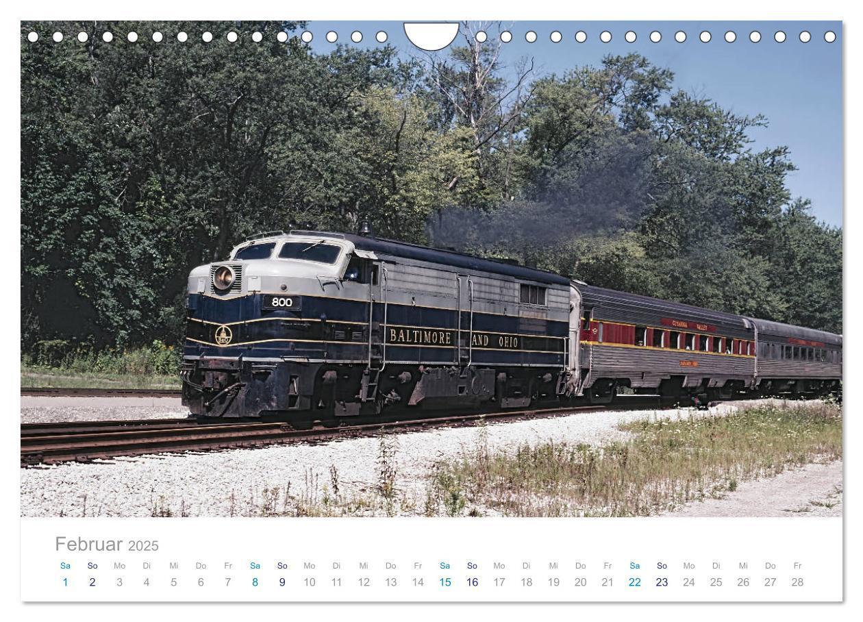 Bild: 9783435433421 | US Diesellokomotiven (Wandkalender 2025 DIN A4 quer), CALVENDO...