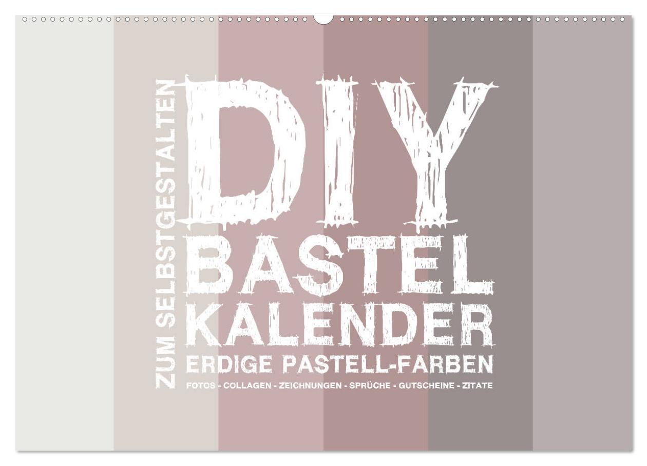 Cover: 9783435211067 | DIY Bastel-Kalender -Erdige Pastell Farben- Zum Selbstgestalten...