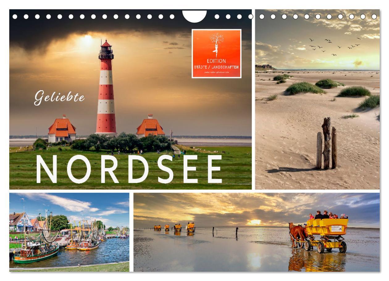 Cover: 9783435070459 | Geliebte Nordsee (Wandkalender 2025 DIN A4 quer), CALVENDO...