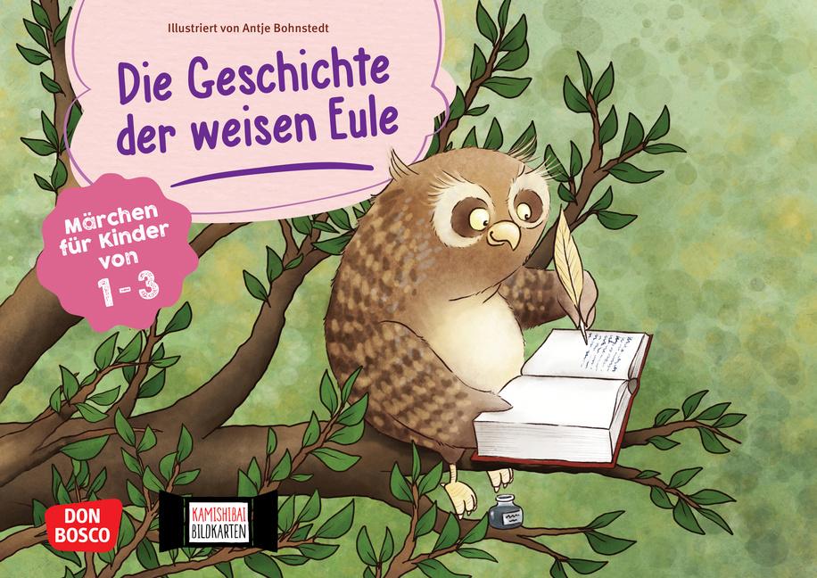 Cover: 4260694923139 | Die Geschichte der weisen Eule. Kamishibai Bildkartenset | Bohnstedt