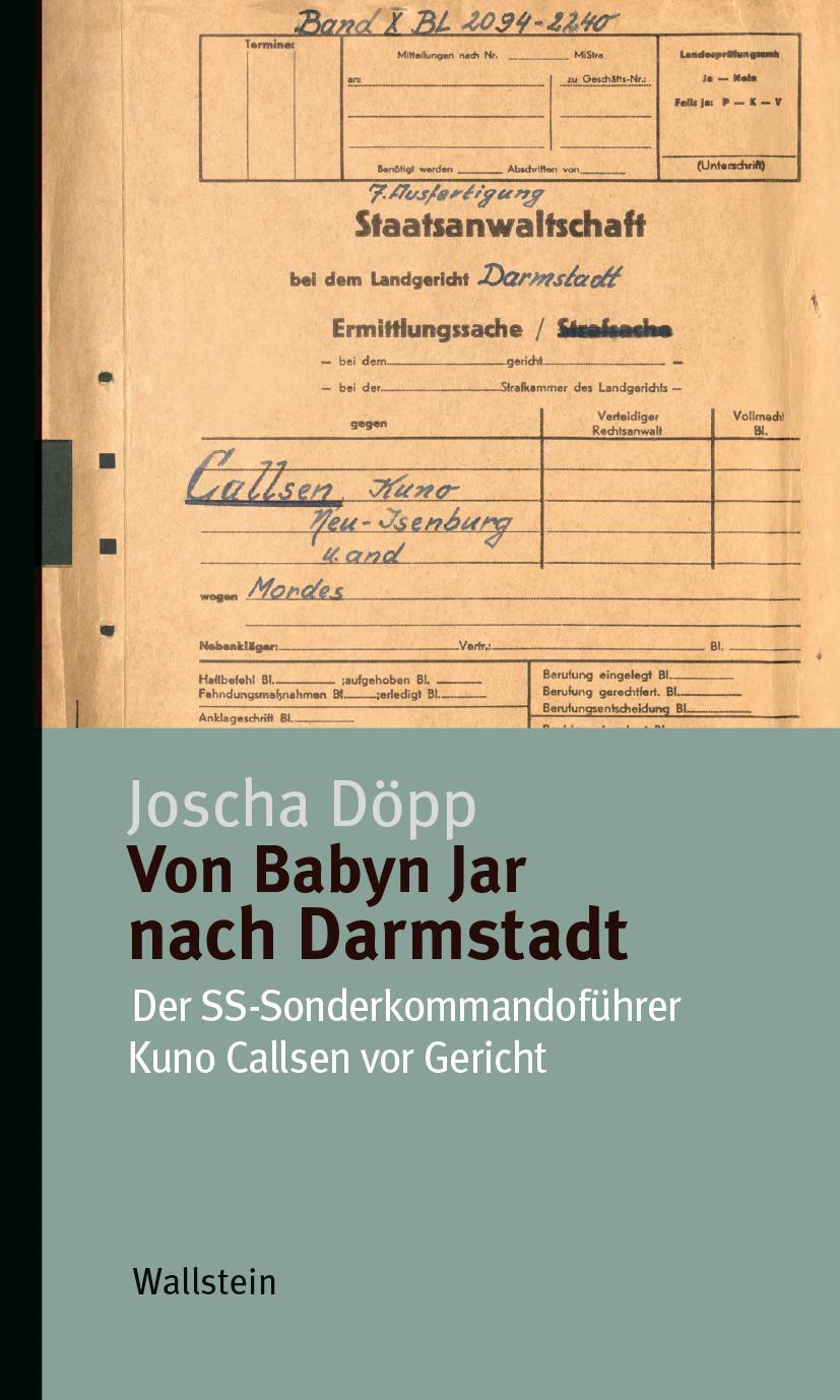 Cover: 9783835357181 | Von Babyn Jar nach Darmstadt | Joscha Döpp | Taschenbuch | 160 S.