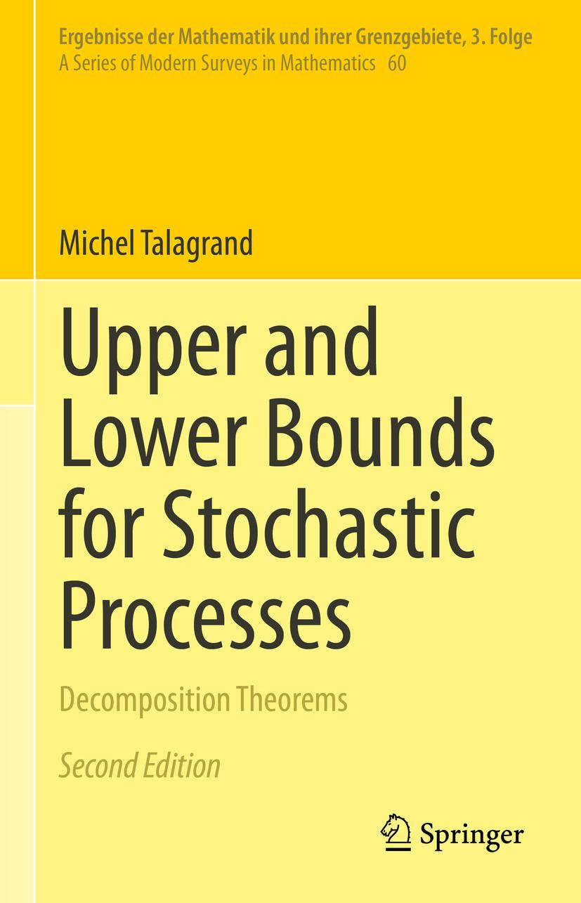 Cover: 9783030825942 | Upper and Lower Bounds for Stochastic Processes | Michel Talagrand