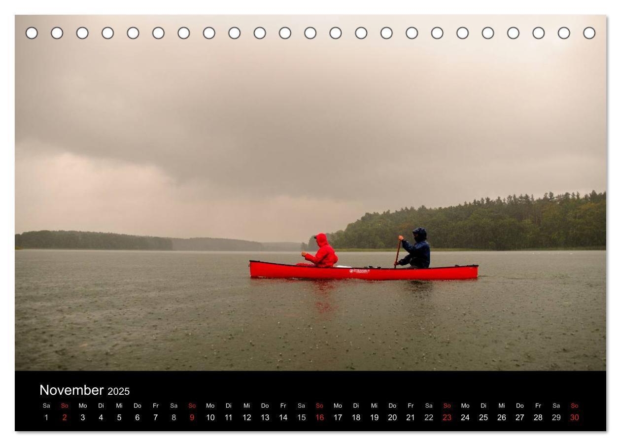 Bild: 9783435634903 | Wasserwandern in Mecklenburg-Vorpommern (Tischkalender 2025 DIN A5...