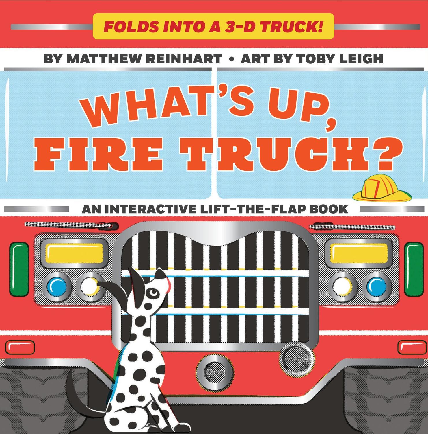 Cover: 9781419741074 | What's Up, Fire Truck? (a Pop Magic Book) | Folds Into a 3-D Truck!