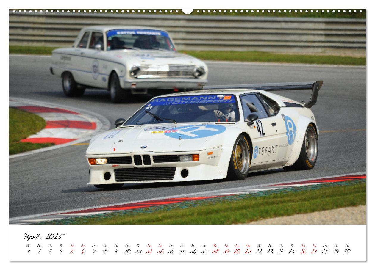 Bild: 9783435011148 | BMW M1 Procar (Wandkalender 2025 DIN A2 quer), CALVENDO Monatskalender