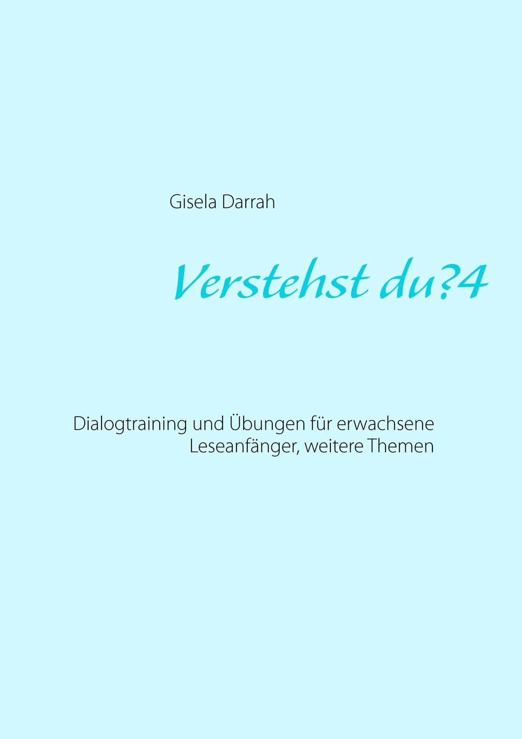 Cover: 9783735736857 | Verstehst du? 4, neu | Gisela Darrah | Taschenbuch | Verstehst du?