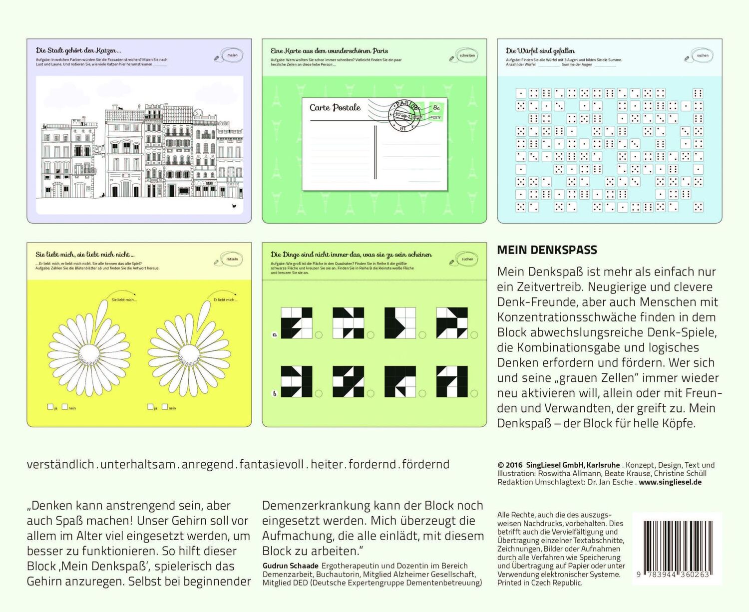 Bild: 9783944360263 | Mein Denkspass | Roswitha Allmann (u. a.) | Taschenbuch | 100 S.