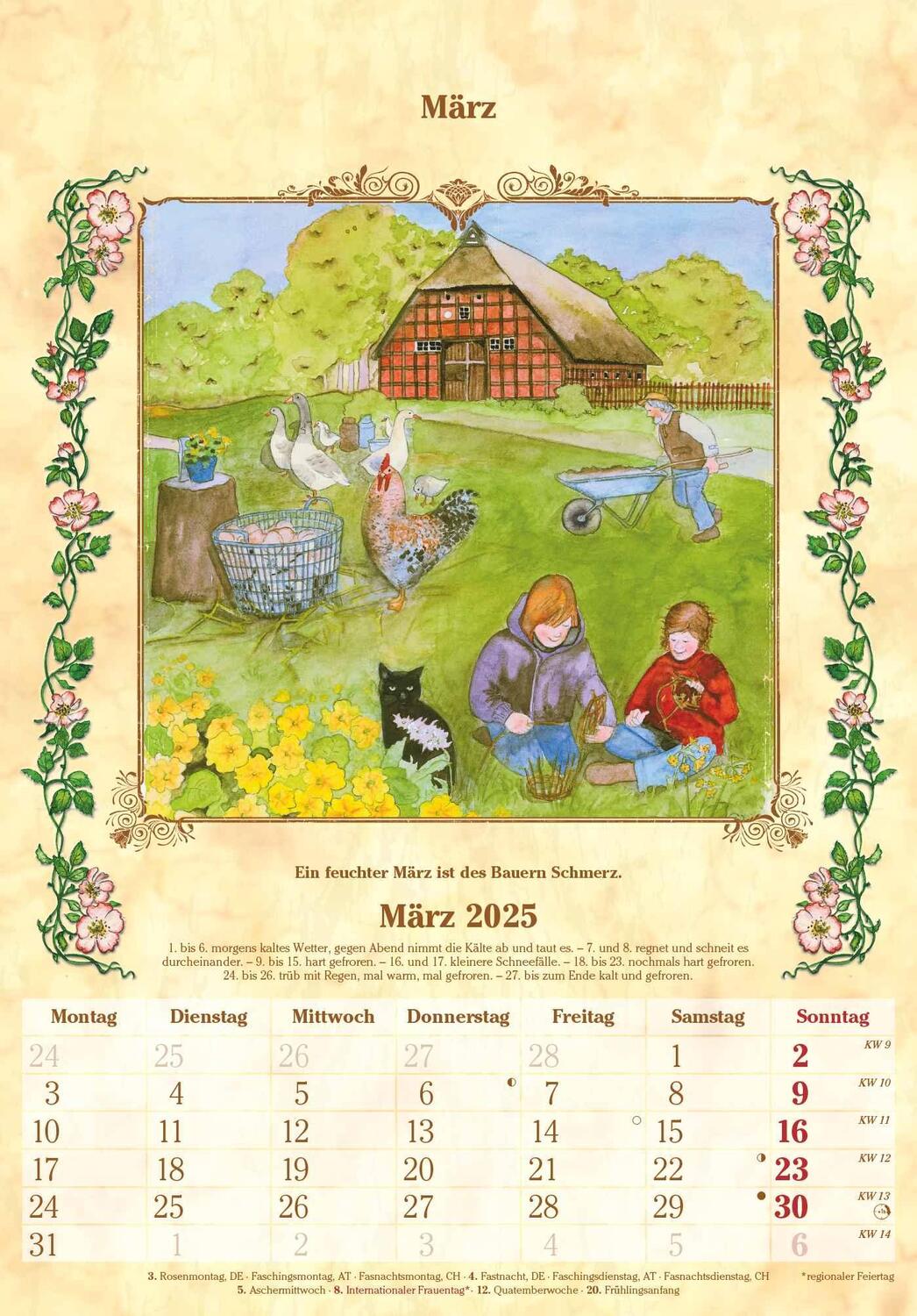 Bild: 4251732341060 | Bauernkalender 2025 - Bildkalender 23,7x34 cm - mit...