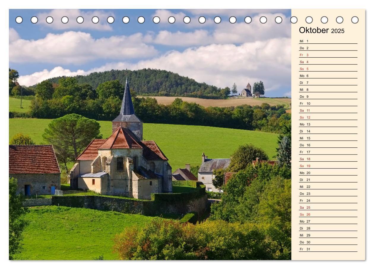 Bild: 9783435390984 | Burgund - Das grüne Herz Frankreichs (Tischkalender 2025 DIN A5...