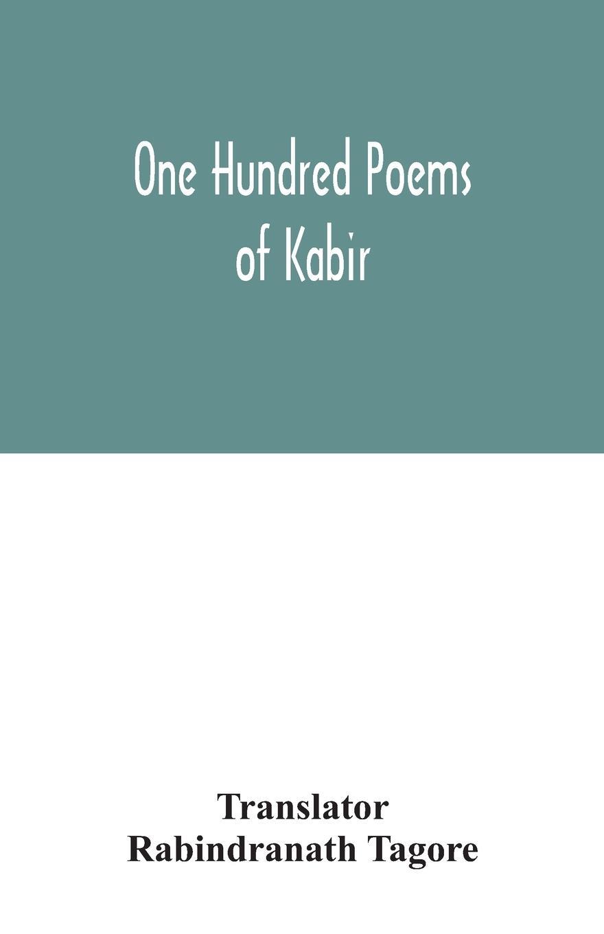 Cover: 9789354031946 | One hundred poems of Kabir | Taschenbuch | Paperback | Englisch | 2020