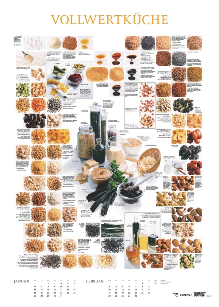 Bild: 4250809652887 | DUMONT - Food 2025 Posterkalender, 50x70cm, Bildkalender mit kurzen...