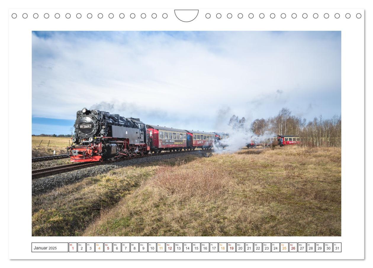 Bild: 9783383843983 | Museumsbahnen auf Tour (Wandkalender 2025 DIN A4 quer), CALVENDO...