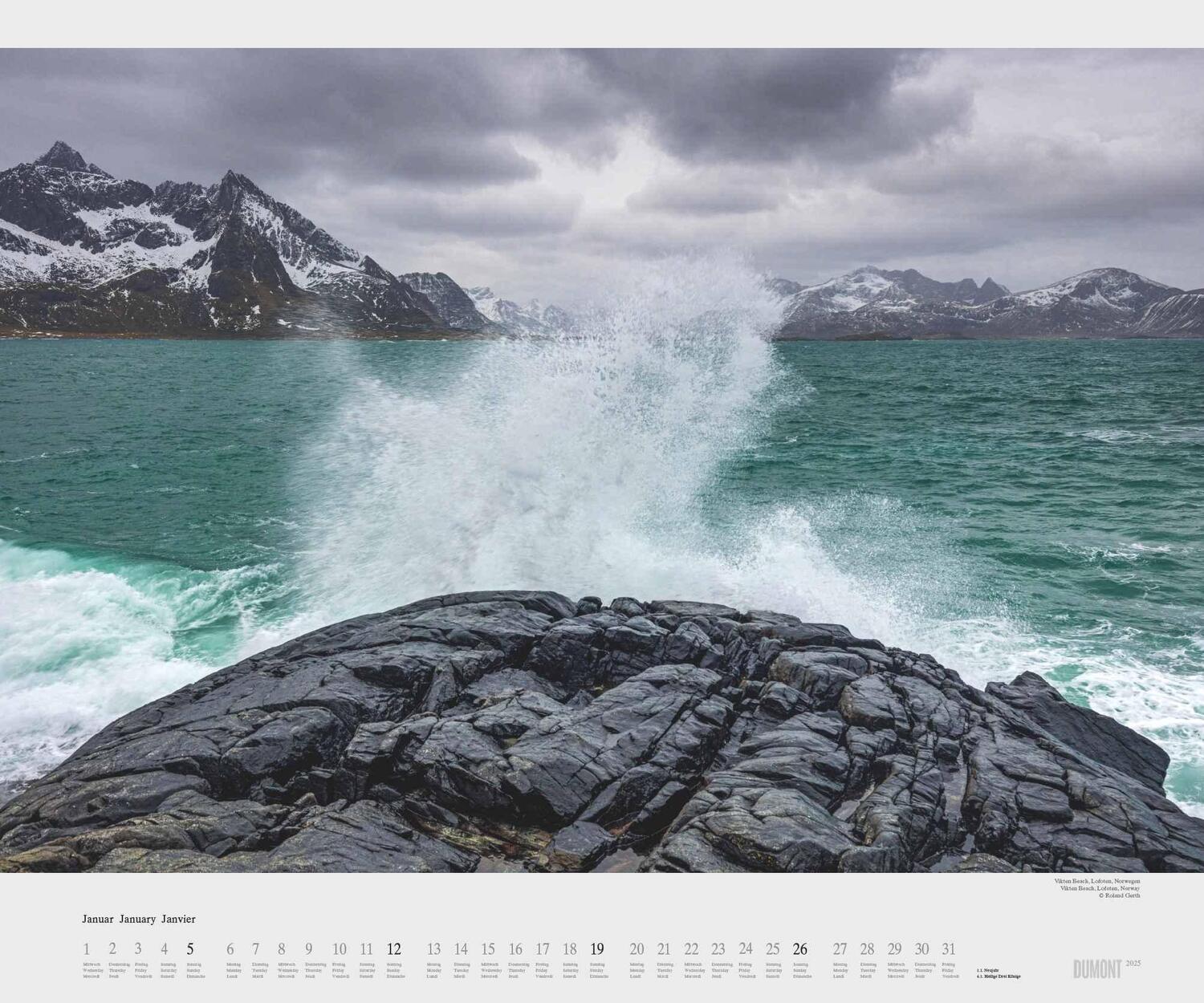 Bild: 4250809653419 | Das Meer 2025 - Natur-Fotografie von Roland Gerth - Wandkalender 60...