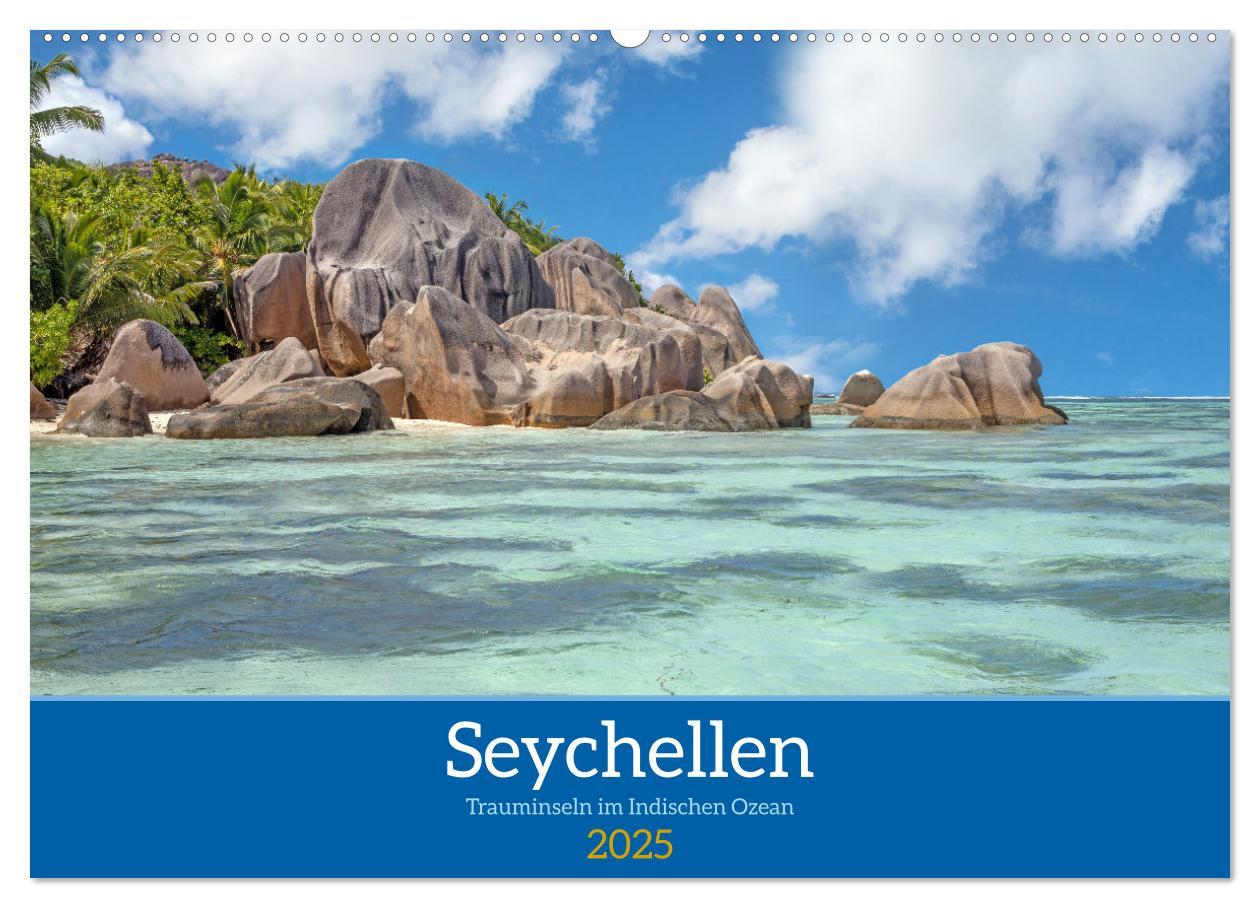 Cover: 9783457235782 | Seychellen - Trauminseln im Indischen Ozean (Wandkalender 2025 DIN...