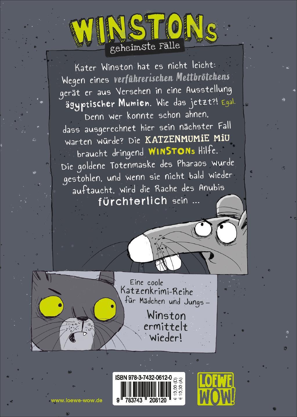 Rückseite: 9783743206120 | Winstons geheimste Fälle (Band 1) - Der Fluch der Wächterkatze | Buch