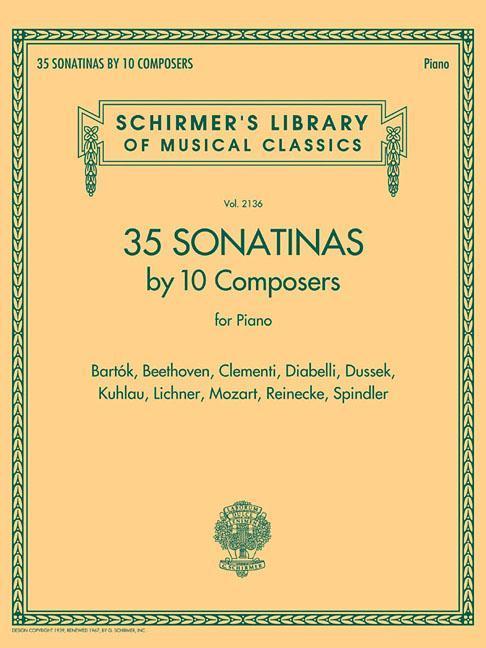 Cover: 9781540012692 | 35 Sonatinas by 10 Composers for Piano | Hal Leonard Corp | Buch