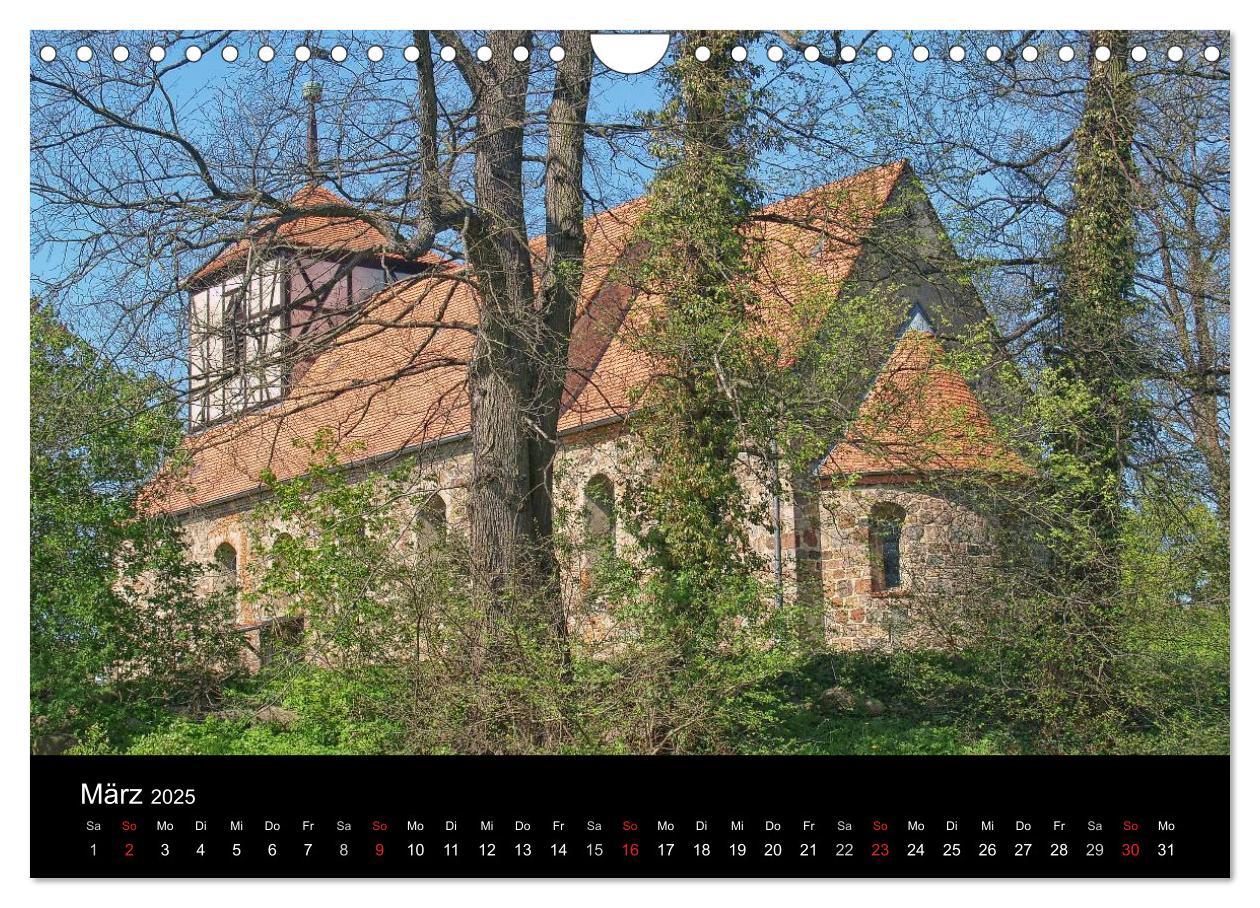 Bild: 9783435763238 | Dorfkirchen in Brandenburg (Wandkalender 2025 DIN A4 quer),...