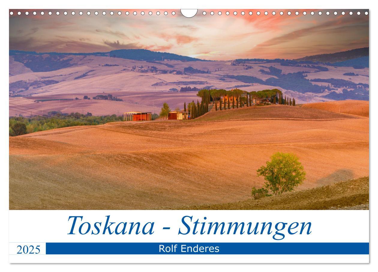 Cover: 9783435010899 | Toskana - Stimmungen (Wandkalender 2025 DIN A3 quer), CALVENDO...