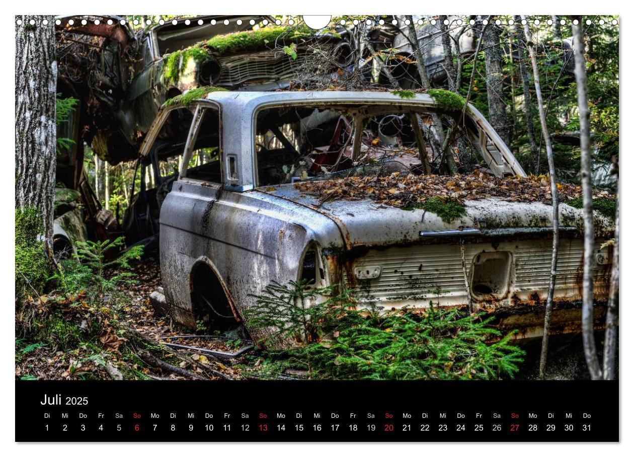 Bild: 9783435556717 | Autos, abgestellt und vergessen (Wandkalender 2025 DIN A3 quer),...