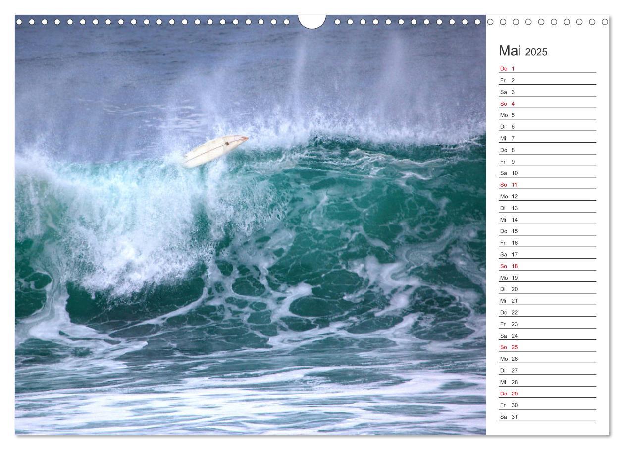 Bild: 9783435381647 | Surfen - Spaß auf den Wellen (Wandkalender 2025 DIN A3 quer),...