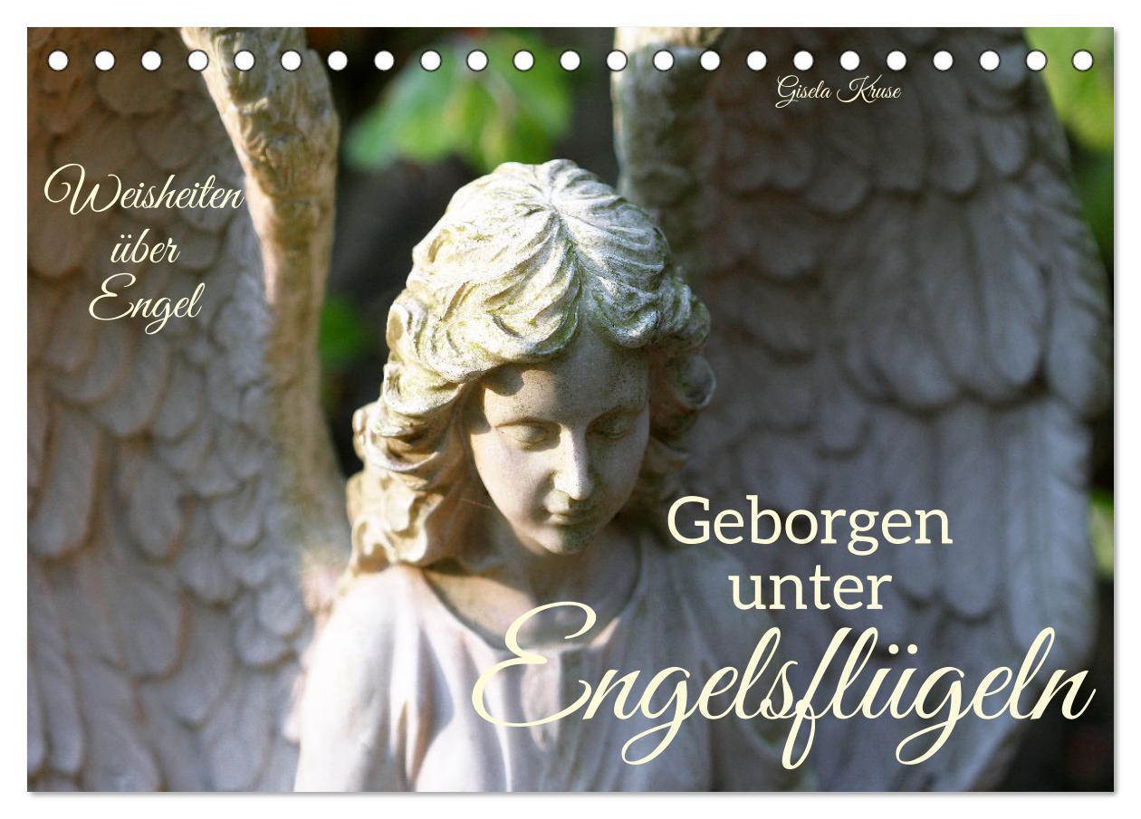 Cover: 9783435043644 | Geborgen unter Engelsflügeln (Tischkalender 2025 DIN A5 quer),...