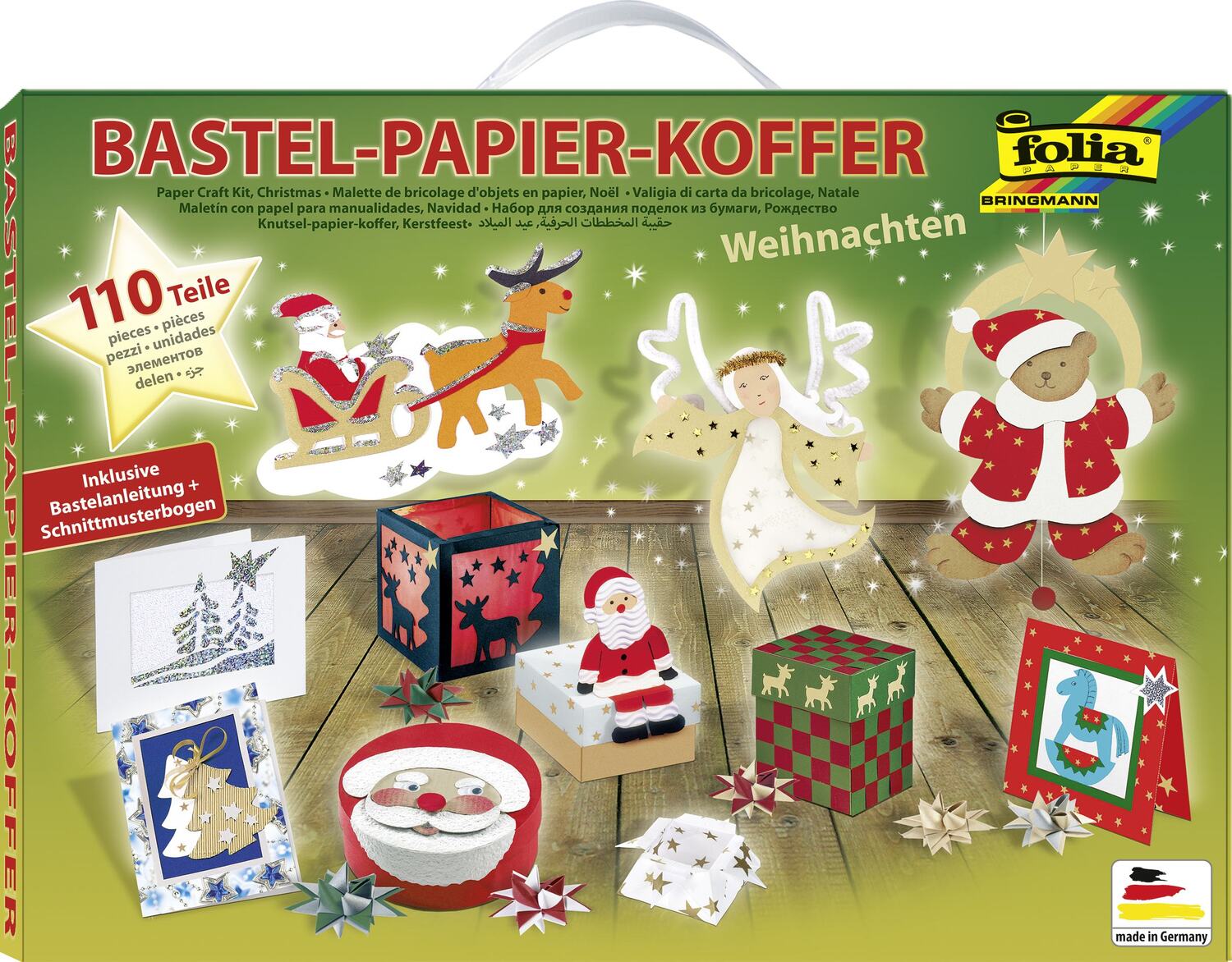 Cover: 4001868009224 | Folia Bastel-Koffer WEIHNACHTEN II , 110-teilig | Folia Bastel-Koffer