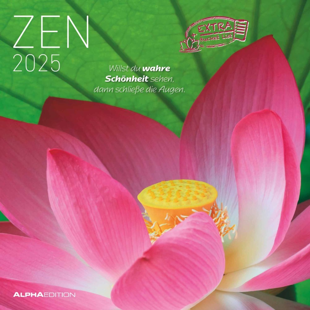 Cover: 4251732340858 | Alpha Edition - Zen 2025 Broschürenkalender, 30x30cm, Wandkalender...