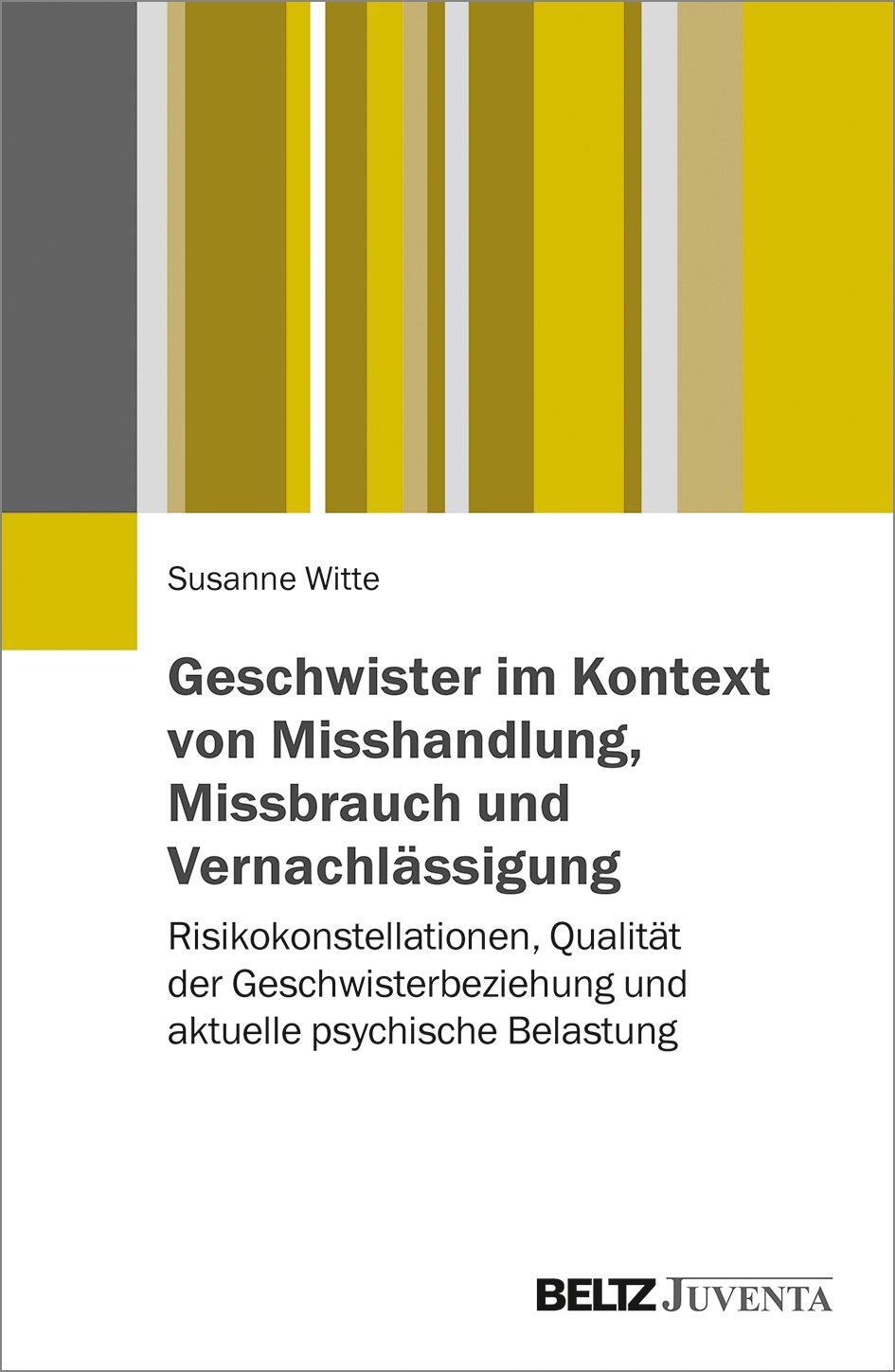 Cover: 9783779937517 | Geschwister im Kontext von Misshandlung, Missbrauch und...