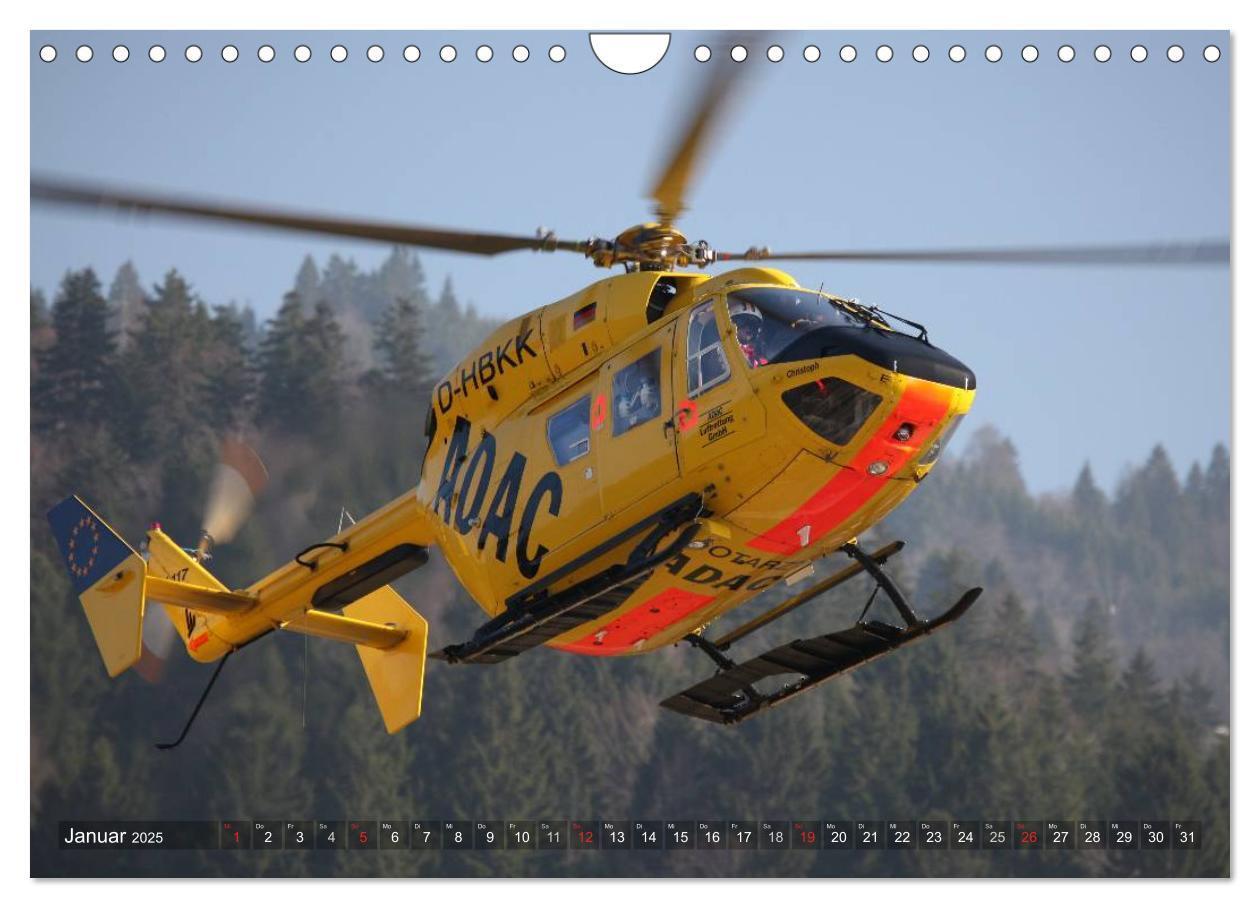 Bild: 9783435635399 | Helikopter in der Luft (Wandkalender 2025 DIN A4 quer), CALVENDO...