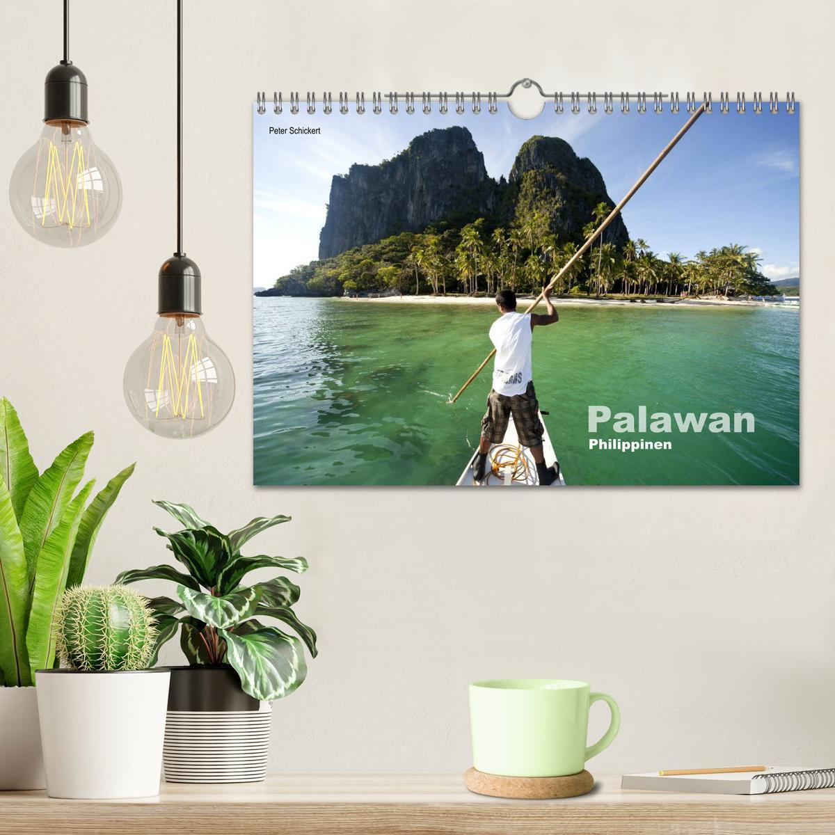 Bild: 9783435831470 | Palawan (Wandkalender 2025 DIN A4 quer), CALVENDO Monatskalender