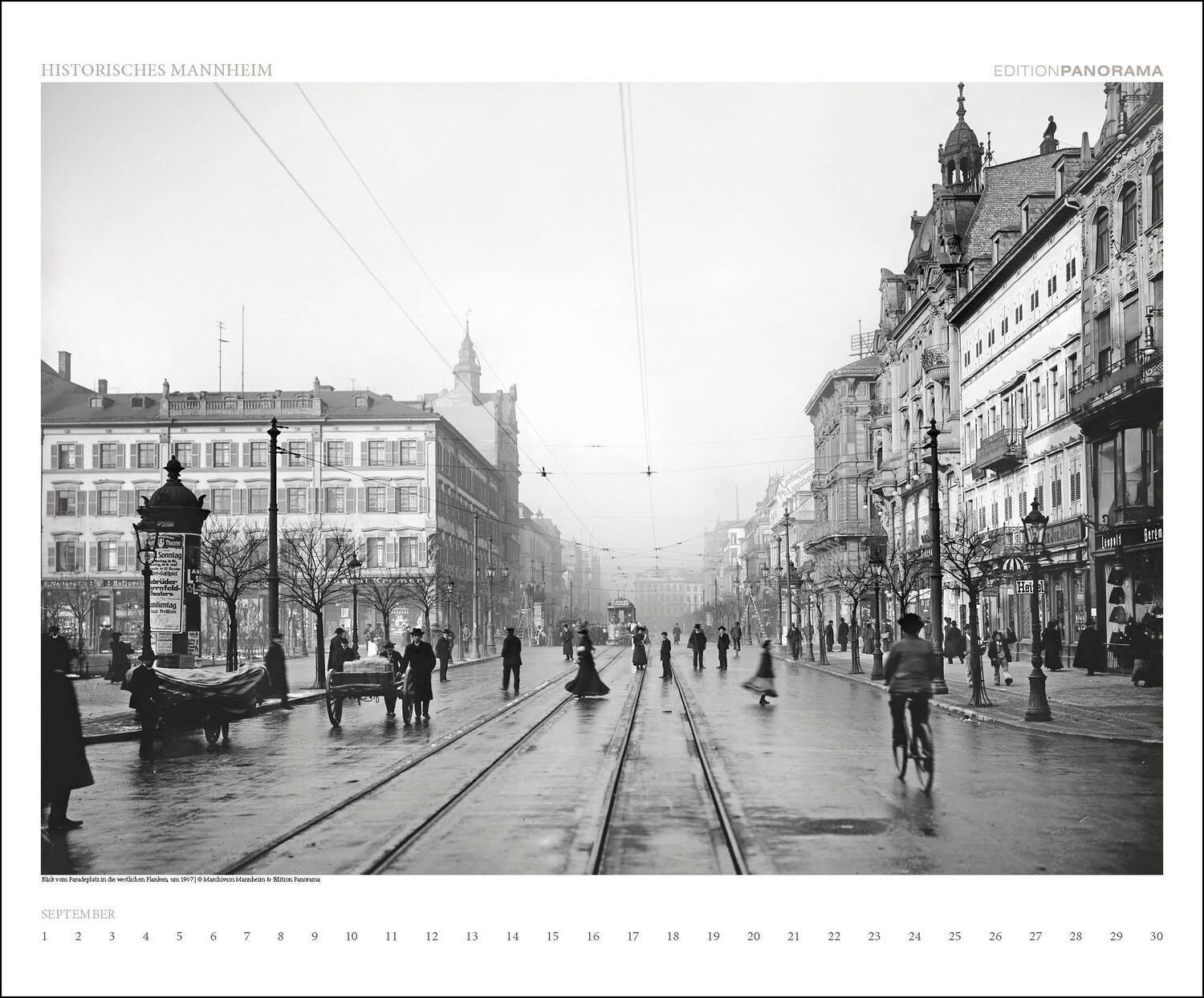 Bild: 9783898236331 | Historisches Mannheim. Die Quadratestadt um 1900 | Kalender | XIV