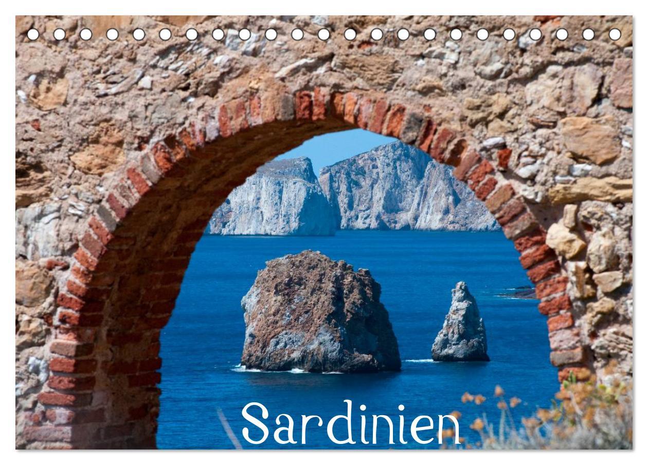 Cover: 9783435738328 | Sardinien (Tischkalender 2025 DIN A5 quer), CALVENDO Monatskalender