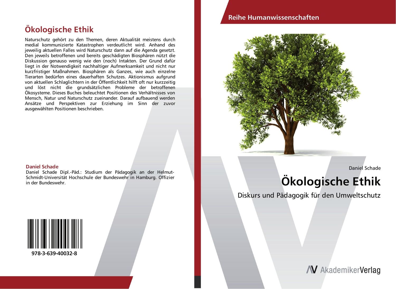 Cover: 9783639400328 | Ökologische Ethik | Diskurs und Pädagogik für den Umweltschutz | Buch