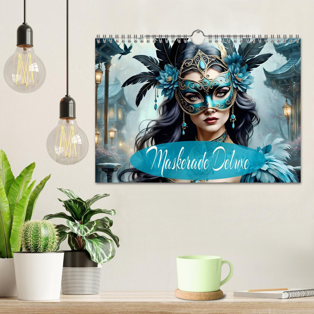 Bild: 9783383798306 | Maskerade Deluxe (Wandkalender 2025 DIN A4 quer), CALVENDO...