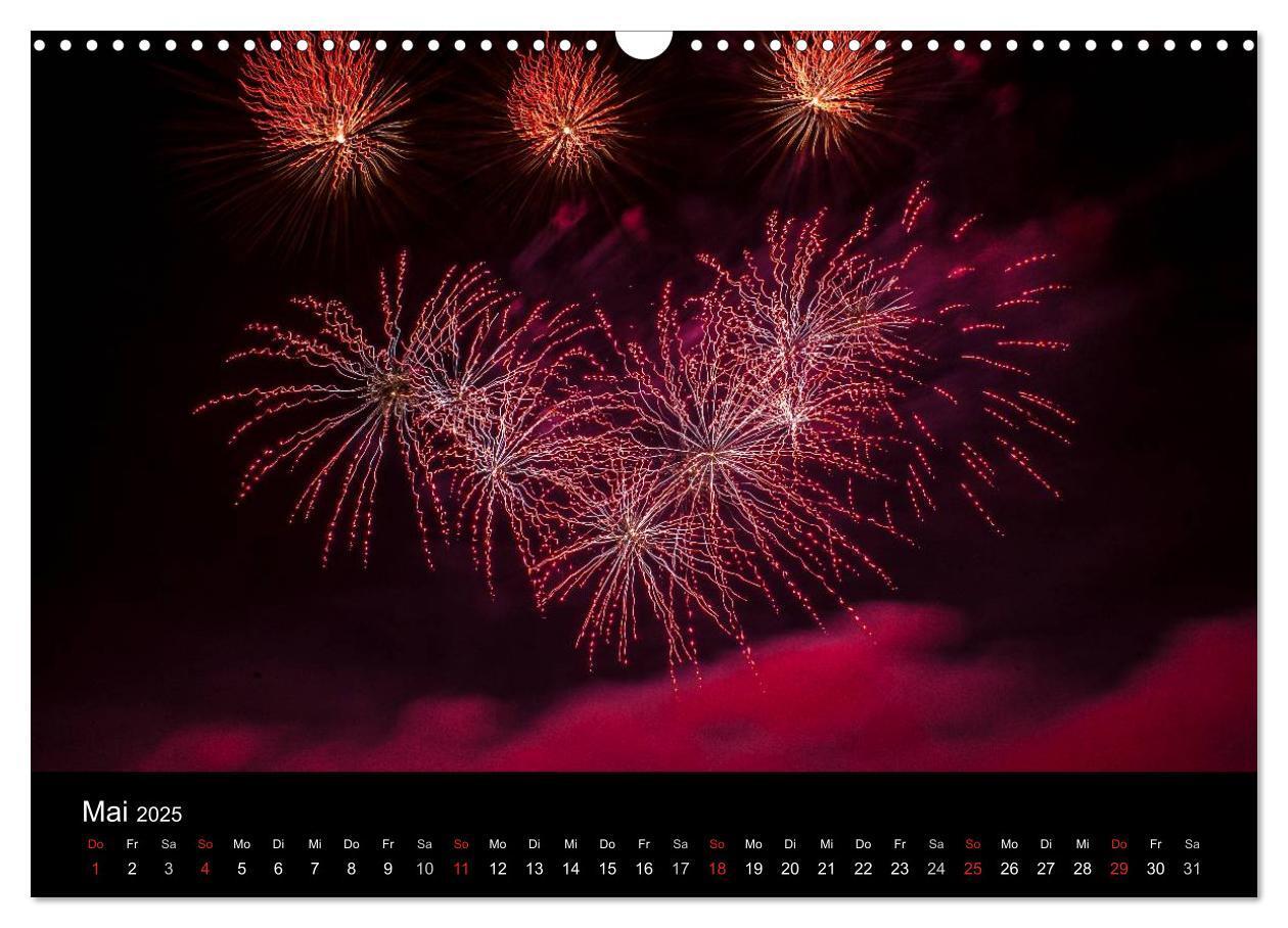 Bild: 9783435837595 | Das Feuerwerk (Wandkalender 2025 DIN A3 quer), CALVENDO Monatskalender