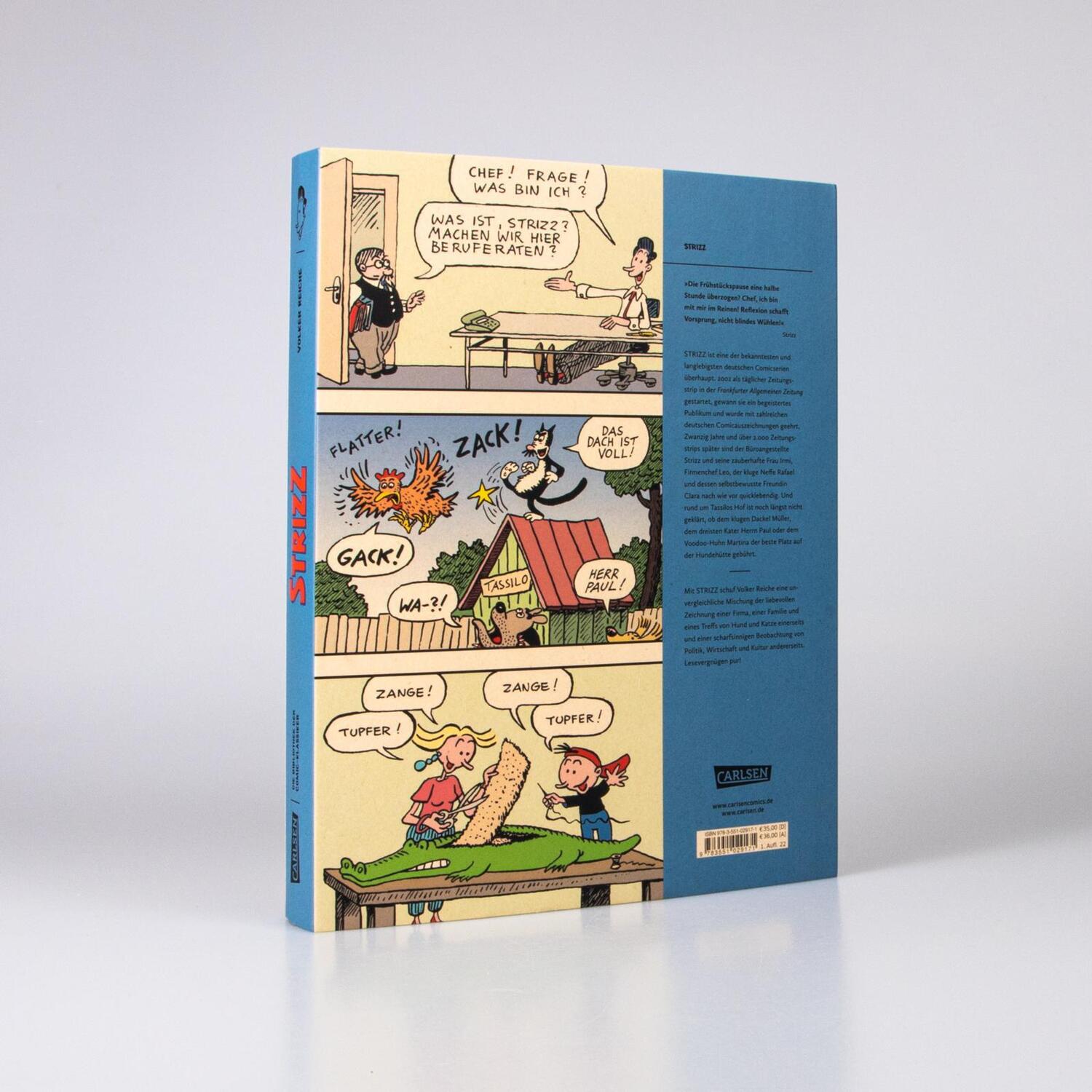 Bild: 9783551029171 | Die Bibliothek der Comic-Klassiker: Strizz | Volker Reiche | Buch