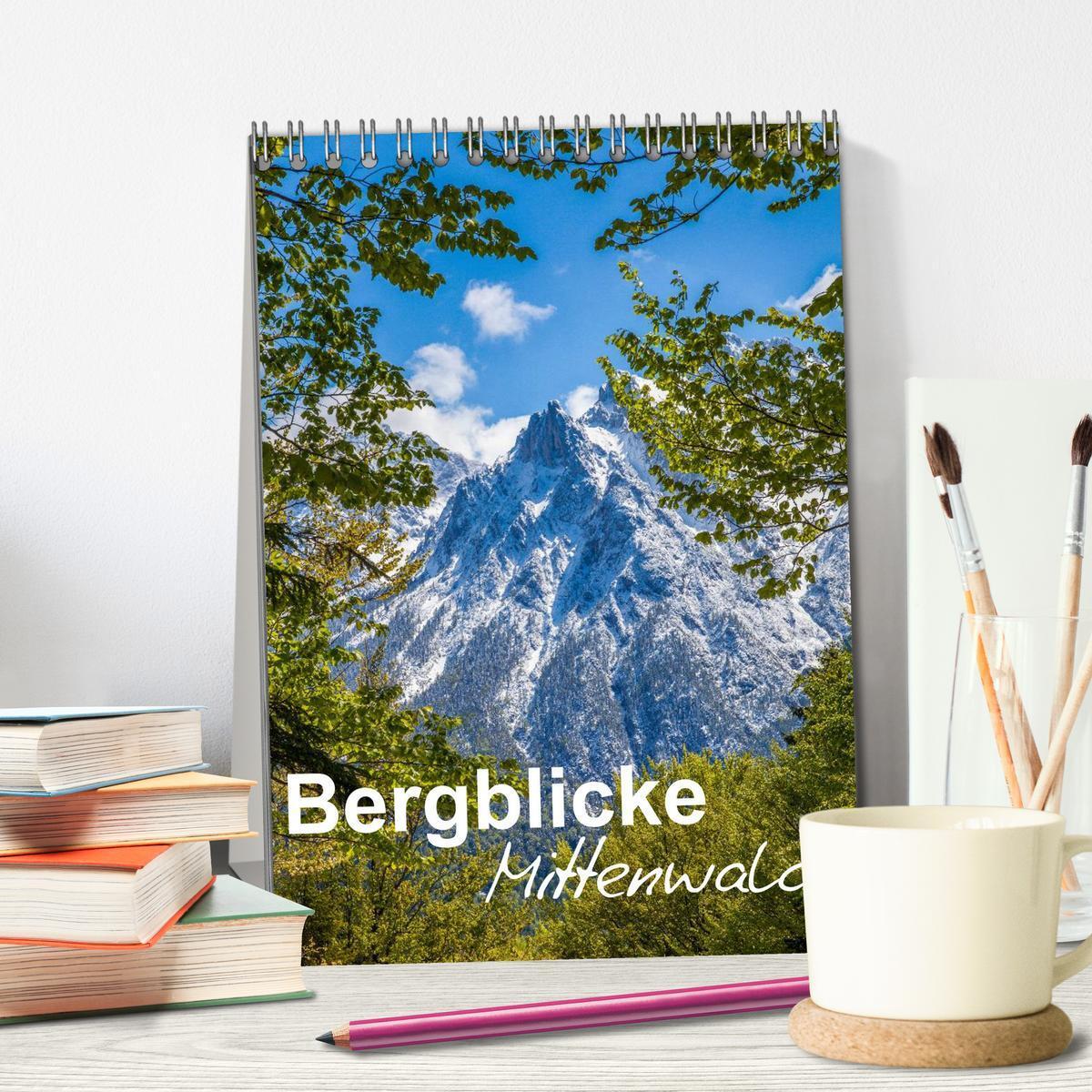 Bild: 9783457040751 | Bergblicke - Mittenwald (Tischkalender 2025 DIN A5 hoch), CALVENDO...