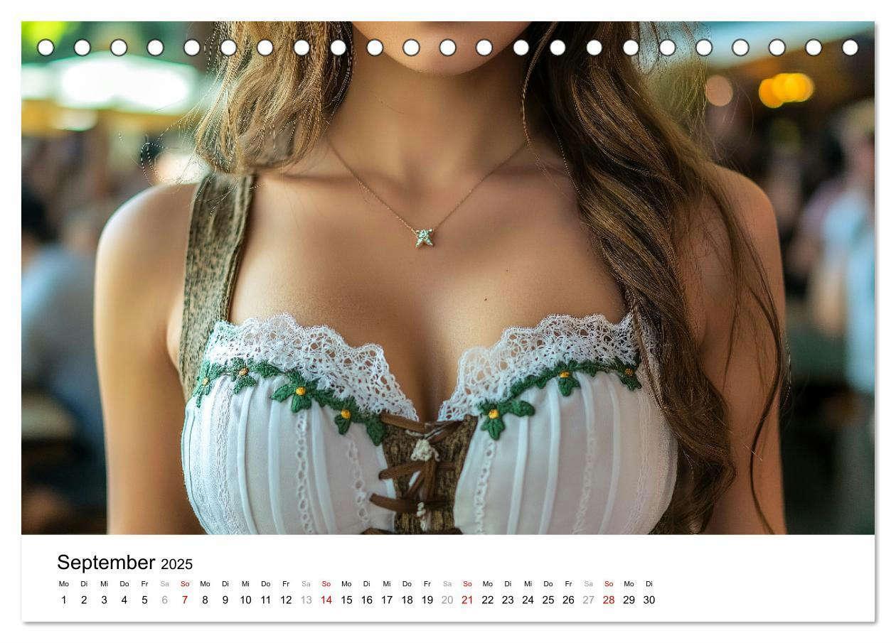 Bild: 9783457208168 | Dirndl Dekollete Kalender ¿ Traditionelle Tracht und bayerische...